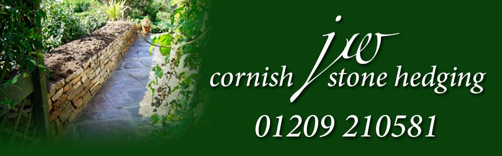 JW Cornish Stone Hedging cornish stone hedging logo